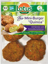 Mini zeleninové burgery s BIO quinou 195 g - LOTUS